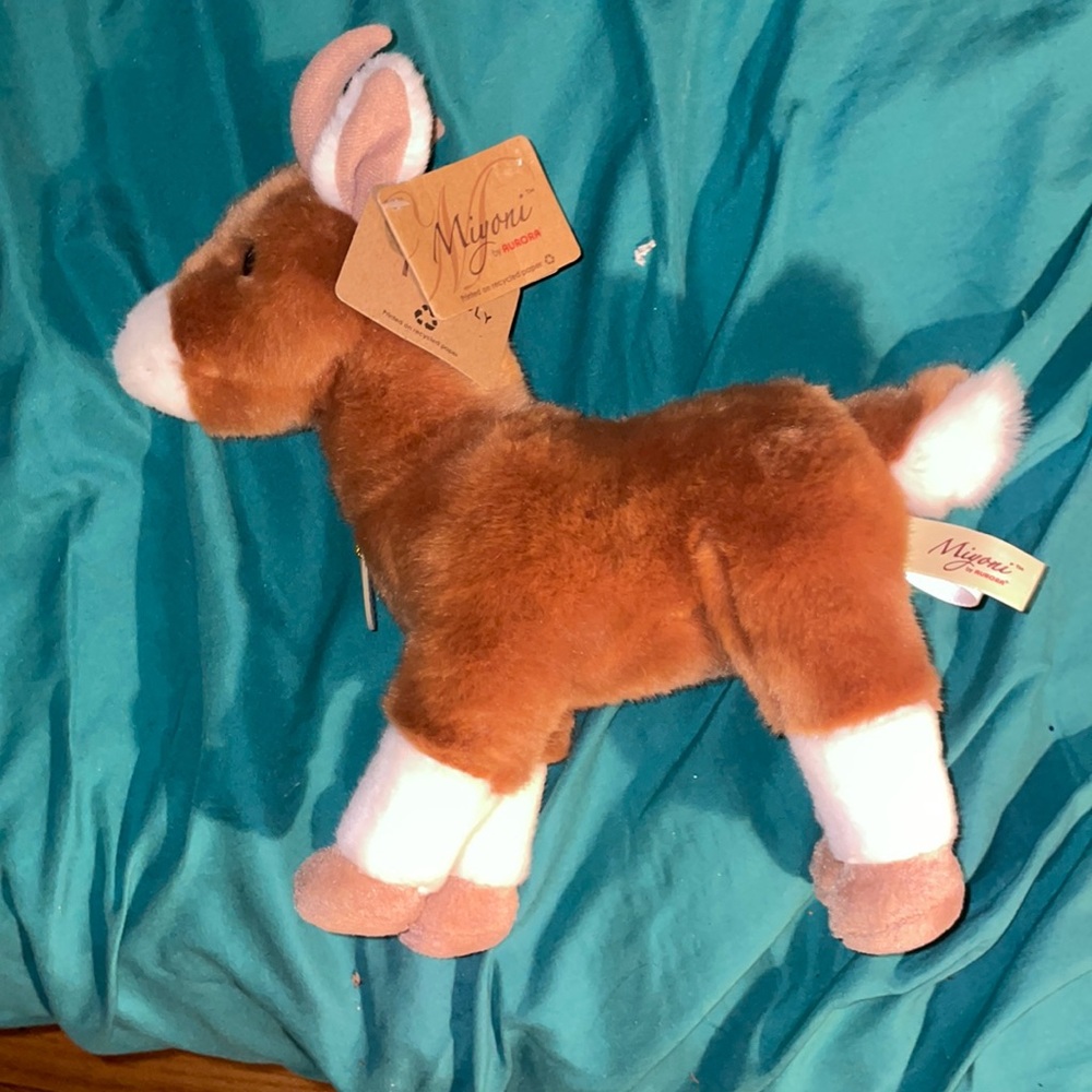 NEW Stuffed Billy Goat 10 Inch Miyoni Plush by Aurora